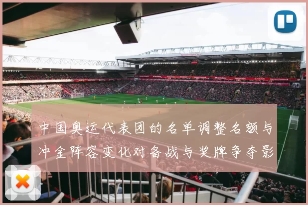 中国奥运代表团的名单调整名额与冲金阵容变化对备战与奖牌争夺影响